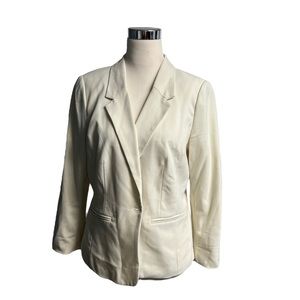 Kensie women beige suit jacket